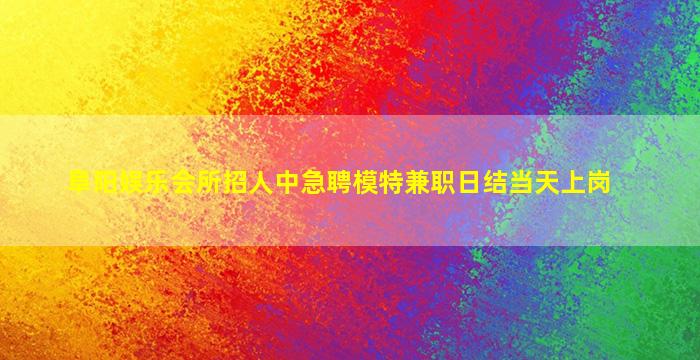 阳江酒吧招聘